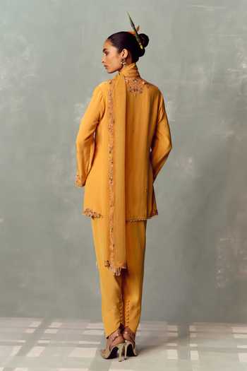 Dolly J Sunlit Mango Kurta Set