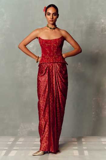 Dolly J Scarlet Heirloom Corset Set