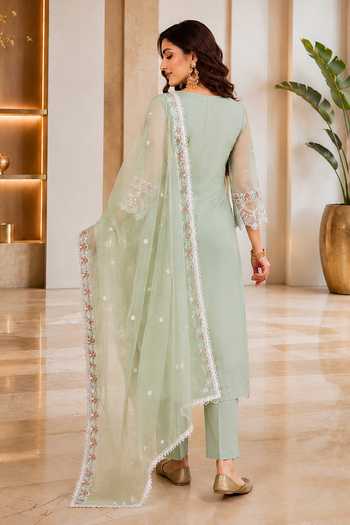 Jhambthreads Embroidered Straight Kurta Set 