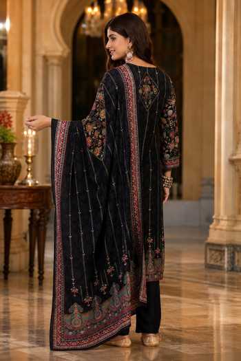 Jhambthreads Printed Straight Kurta Set 
