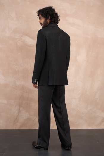 Arjan Dugal Inara Textured Tuxedo Set