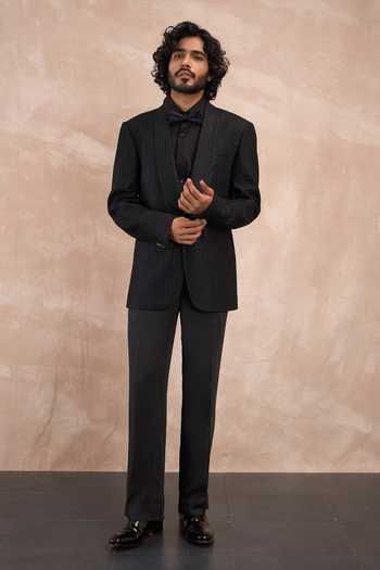Arjan Dugal Inara Textured Tuxedo Set