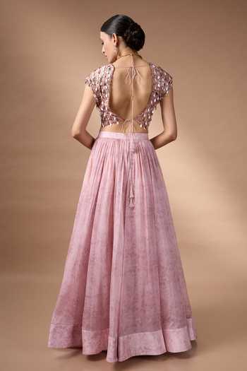 Rocky Star Floral Print Lehenga Set