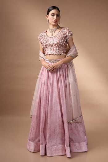 Rocky Star Floral Print Lehenga Set