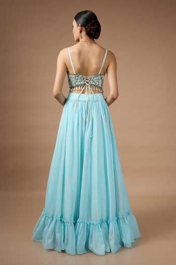 Rocky Star Hand Embroidered Lehenga Set
