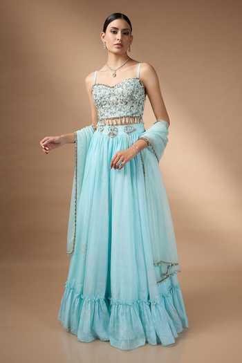 Rocky Star Hand Embroidered Lehenga Set