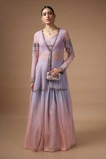 Rocky Star Embroidered Jacket Skirt Set