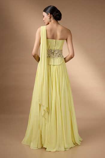 Rocky Star Hand Embroidered Corset & Skirt Set