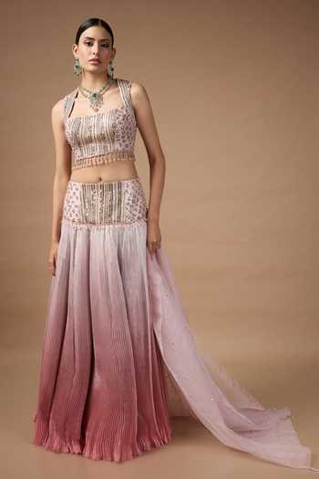 Rocky Star Ombre Embroidered Lehenga Set