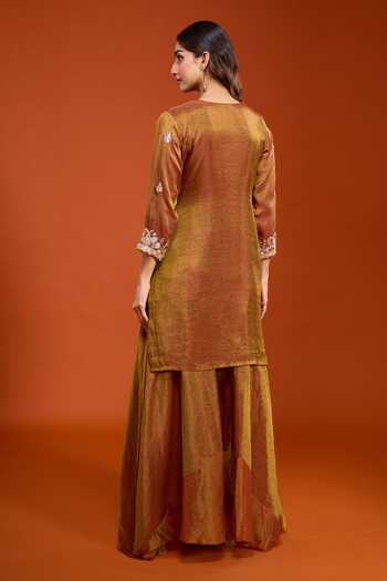 Samyukta Singhania Embroidery Kurta Set with Dupatta 
