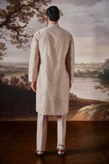 Mahima Mahajan Aarav Embroidered Chanderi Kurta Set