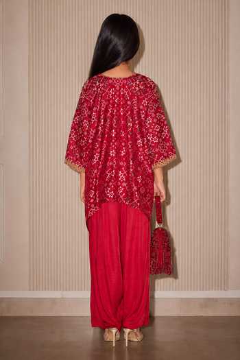 Twenty Nine Patola Pattern Silk Kurta & Salwar Set 