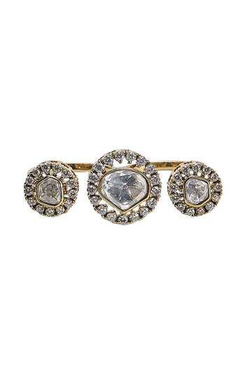 Nazaakat By Samara Singh Stone Studded Ring