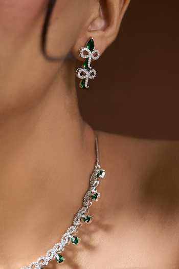 Shop Nazaakat By Samara Singh Silver Plated Stone Studded Necklace Set Online at Aza Fashions Shop_Nazaakat By Samara Singh_Silver Plated Stone Studded Necklace Set _Online_at_Aza_Fashions