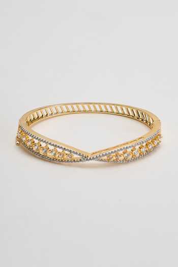 Nazaakat By Samara Singh American Diamond Studded Bracelet 