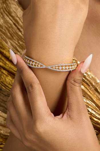 Buy Nazaakat By Samara Singh Gold Plated American Diamond Studded Bracelet Online at Aza Fashions Buy_Nazaakat By Samara Singh_Gold Plated American Diamond Studded Bracelet _Online_at_Aza_Fashions