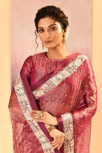 Buy_singhanias_Purple Tissue Saree With Running Blouse Fabric 