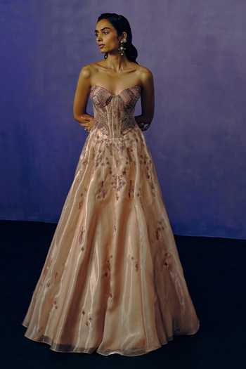 Dolly J Sunlit Bloom Ball Gown 