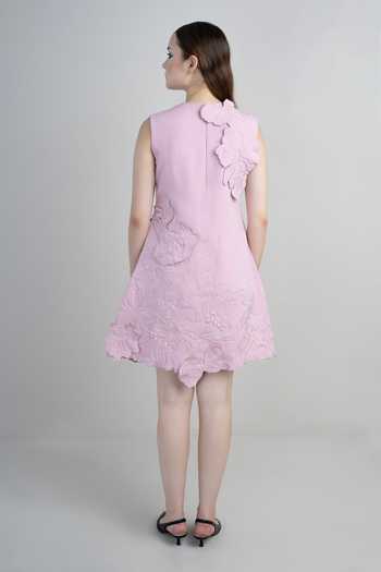 Parneet Gujral 3D Floral Embroidered Dress 