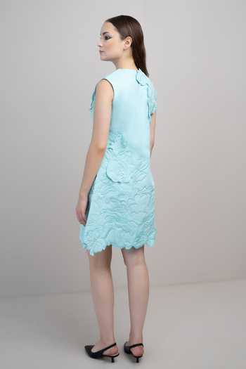 Parneet Gujral 3D Flower Embroidered Dress 