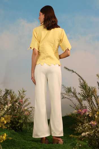 Parneet Gujral Cutwork Bordered Top 