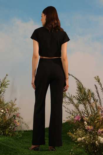 Parneet Gujral Embroidered Crop Top 