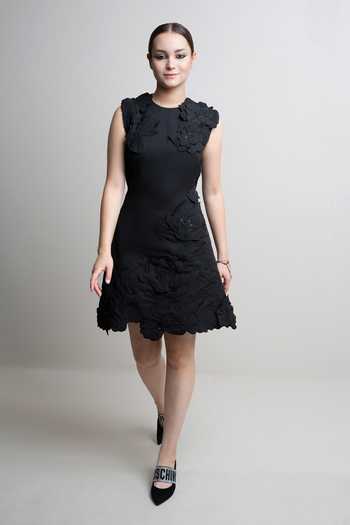 Parneet Gujral 3D Floral Embroidered Dress 