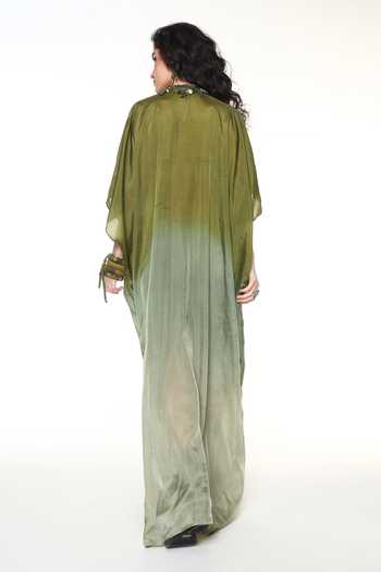 CAPISVIRLEO Alba Sapphire Shaded Kaftan 