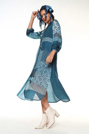 CAPISVIRLEO Aveline Patchwork Dress Set 