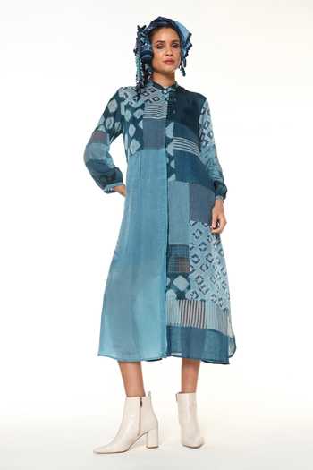 CAPISVIRLEO Aveline Patchwork Dress Set 