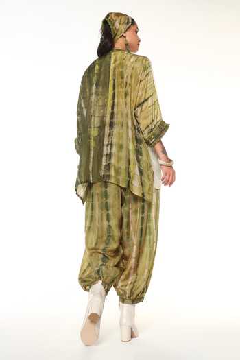 CAPISVIRLEO Azalea Shirt & Alesta Tie Dye Balloon Pant Set 