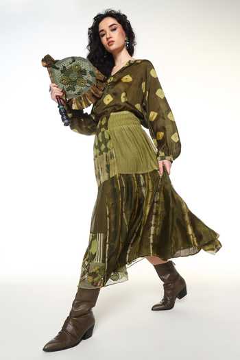 CAPISVIRLEO Cora Panelled Skirt 