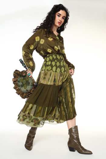 CAPISVIRLEO Cora Panelled Skirt 