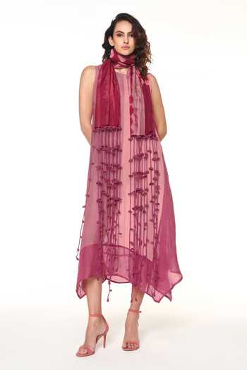 CAPISVIRLEO Corus Tie Dye Stole 