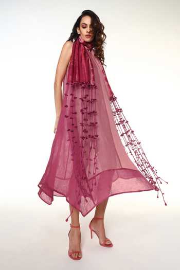 CAPISVIRLEO Corus Tie Dye Stole 