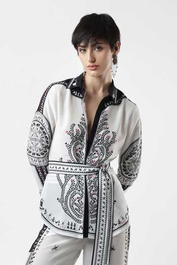 Limerick By Abirr N' Nanki Eller Talesa Embroidered Shirt 