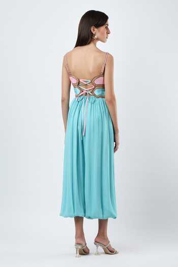 Limerick By Abirr N' Nanki Sloane Scallop Textured Jumpsuit