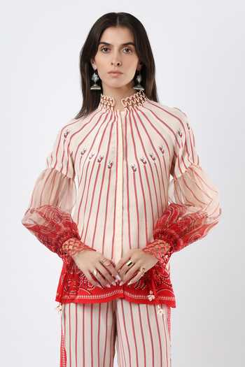 Limerick By Abirr N' Nanki Asteria Embroidered Shirt 