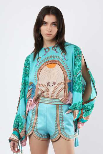Limerick By Abirr N' Nanki Seol Warli Motif Top 