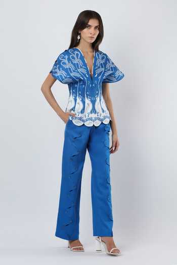 Limerick By Abirr N' Nanki Cielo Cotton Satin Pant
