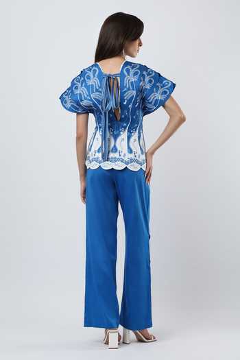 Limerick By Abirr N' Nanki Cielo Cotton Satin Pant