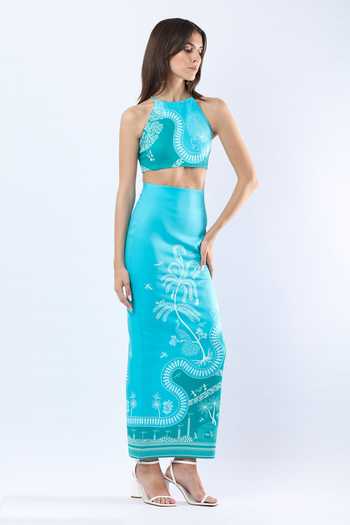 Limerick By Abirr N' Nanki Albaa Halter Neck Top