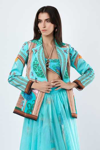 Limerick By Abirr N' Nanki Tara Printed Jacket
