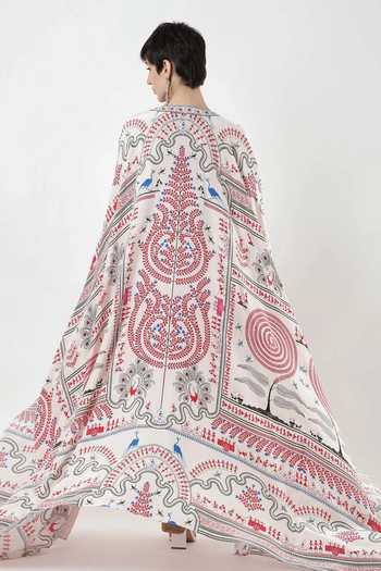 Limerick By Abirr N' Nanki Cassia Printed Cape