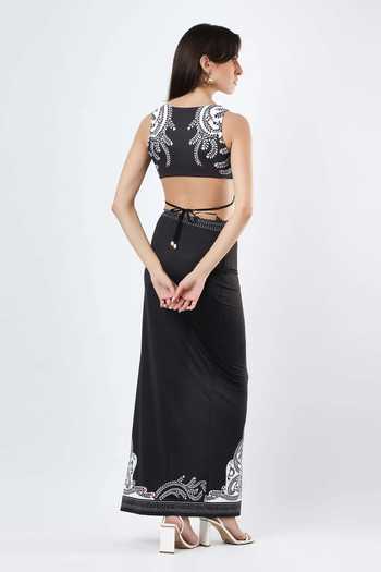 Limerick By Abirr N' Nanki Grazia Printed Swim Skirt 