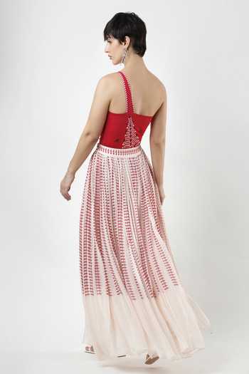 Limerick By Abirr N' Nanki Thalia Printed Long Skirt