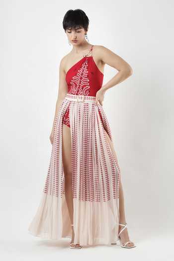Limerick By Abirr N' Nanki Thalia Printed Long Skirt