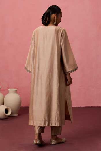 Janki India Dori Resham Embroidered Kurta Set 