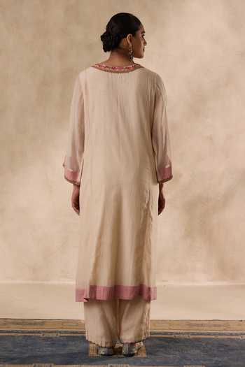 Janki India Bead & Resham Embroidered Kurta Set 