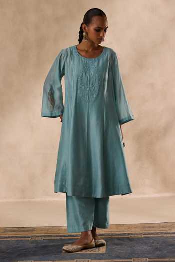 Janki India Resham Work Kurta Set 